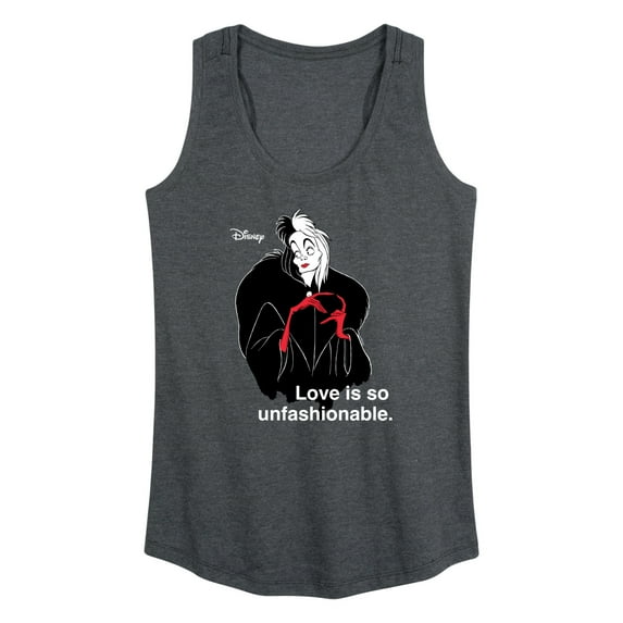 Disney Villains - Cruella De Vil Love Unfasionable - Women's Racerback Tank Top
