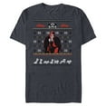 thumbnail image 1 of Disney Villains Cruella De Vil Ugly Christmas Sweater - Short Sleeve Blended T-Shirt for Adults - Customized-Navy Heather, 1 of 5