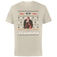 thumbnail image 1 of Disney Villains Cruella De Vil Ugly Christmas Sweater - Short Sleeve Cotton T-Shirt for Adults - Customized-Natural, 1 of 5