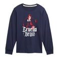 thumbnail image 1 of Disney Villains - Cruella Devil Spatter - Toddler & Youth Long Sleeve Graphic T-Shirt, 1 of 5