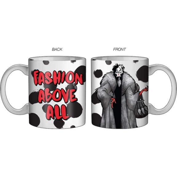 Disney Villains - Cruella Fashion Above Jumbo Ceramic Mug