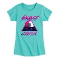 thumbnail image 1 of Disney Villains - Cruella Savage - Toddler & Youth Girls Short Sleeve Graphic T-Shirt, 1 of 5