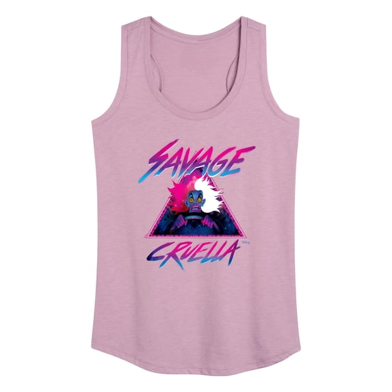 Disney Villains - Cruella Savage - Women's Racerback Tank Top