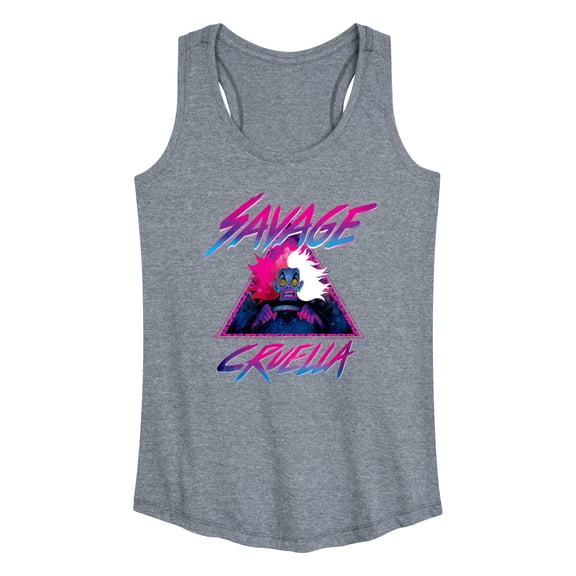 Disney Villains - Cruella Savage - Women's Racerback Tank Top