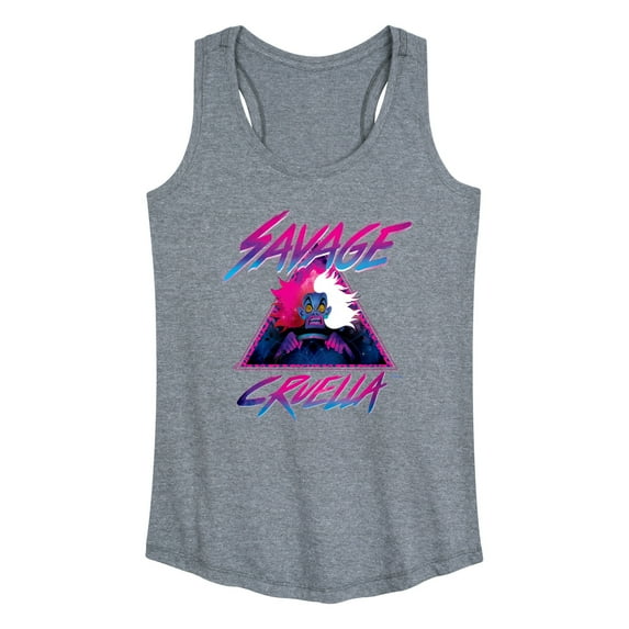 Disney Villains - Cruella Savage - Women's Racerback Tank Top