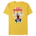 thumbnail image 1 of Disney Villains Cruella de Vil Speed Demons - Short Sleeve Blended T-Shirt for Adults - Customized-Yellow, 1 of 5