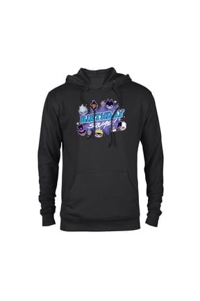 Villains Cute Evil Family Friends Crew Birthday Squad - Pullover Hoodie for Adults - Customized-Black