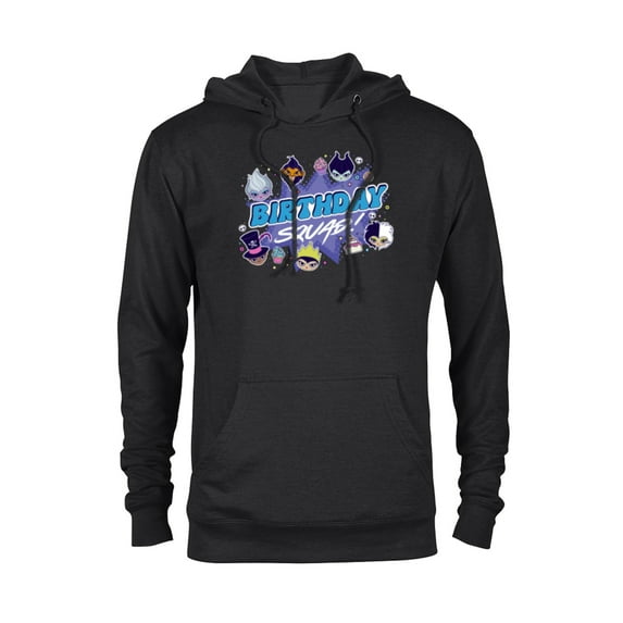 Disney Villains Cute Evil Family Friends Crew Birthday Squad - Pullover Hoodie for Adults - Customized-Black