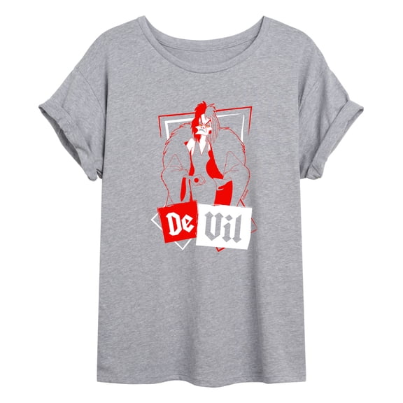 Disney Villains - De Vil - Women's Oversized T-Shirt