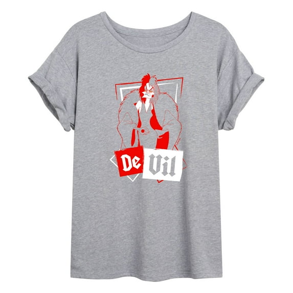 Disney Villains - De Vil - Women's Oversized T-Shirt