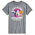 thumbnail image 1 of Disney Villains - De Vil, Ursula, Queen Grimhilde - Villains Against Valentines - Men's Short Sleeve Graphic T-Shirt, 1 of 4