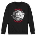 thumbnail image 1 of Disney Villains - Doing Damage Cruella - Men's Crew Neck Fleece Pullover, 1 of 5