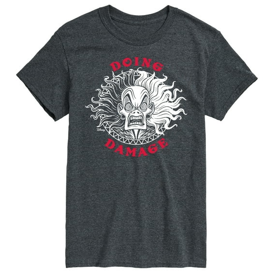 Disney Villains - Doing Damage Cruella - Men's Short Sleeve Graphic T-Shirt