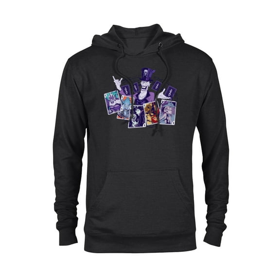Disney Villains Dr. Facilier Playing Cards - Pullover Hoodie for Adults - Customized-Black