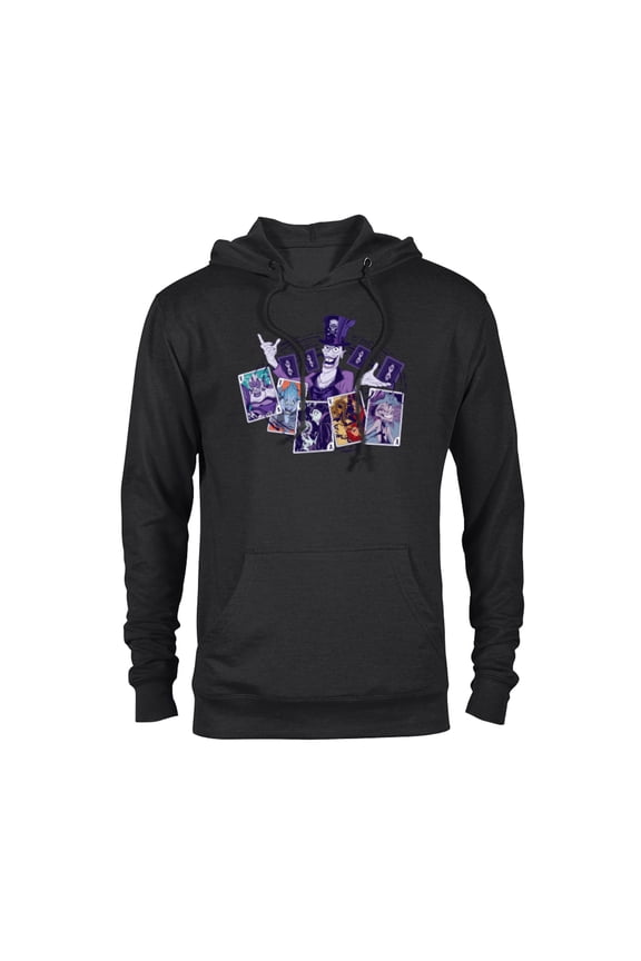 Villains Dr. Facilier Playing Cards - Pullover Hoodie for Adults - Customized-Black
