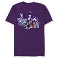 thumbnail image 1 of Disney Villains Dr. Facilier Playing Cards - Short Sleeve Blended T-Shirt for Adults - Customized-Purple, 1 of 5
