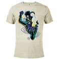 thumbnail image 1 of Disney Villains Dr. Facilier Voodoo Magic - Short Sleeve Blended T-Shirt for Adults - Customized-Putty Snow Heather, 1 of 5
