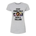 thumbnail image 1 of Disney Villains - Every Fairy Tale Needs A Viillain - Juniors Fitted Graphic T-Shirt, 1 of 5