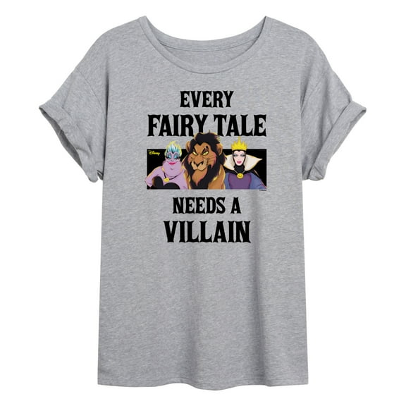 Disney Villains - Every Fairy Tale Needs A Viillain - Juniors Ideal Flowy Muscle T-Shirt