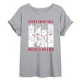 thumbnail image 1 of Disney Villains - Every Fairy Tale Needs A Villian - Juniors Ideal Flowy Muscle T-Shirt, 1 of 5