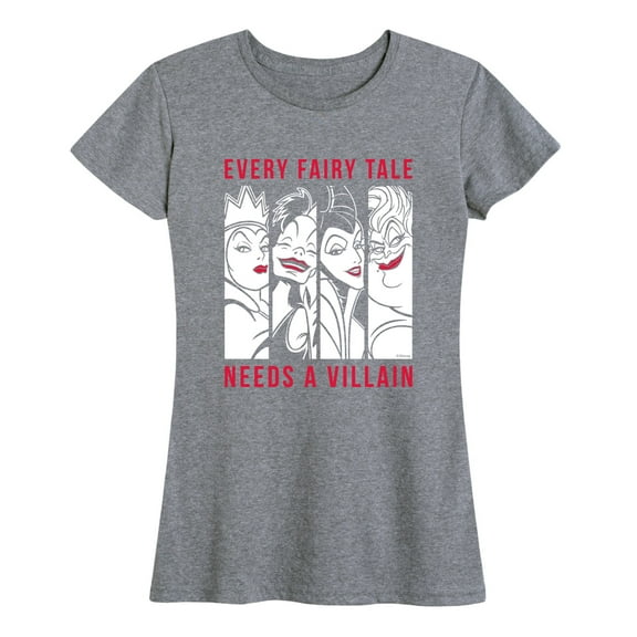 Disney Villains - Every Fairy Tale Needs A Villian - Women's Short Sleeve Graphic T-Shirt