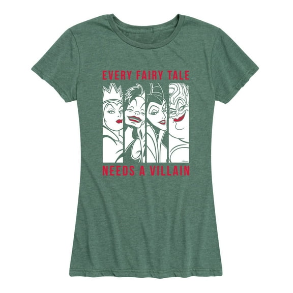 Disney Villains - Every Fairy Tale Needs A Villian - Women's Short Sleeve Graphic T-Shirt