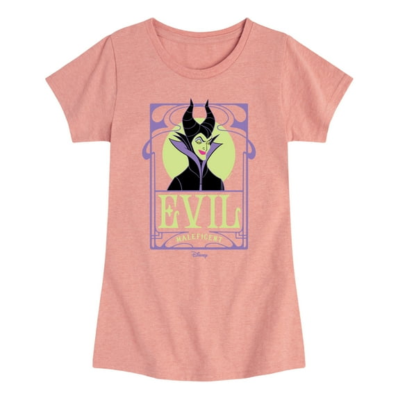Disney Villains - Evil Maleficent - Toddler & Youth Girls Short Sleeve Graphic T-Shirt