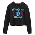 thumbnail image 1 of Disney Villains - Evil Queen Bad Apple - Juniors Cropped Pullover Hoodie, 1 of 5