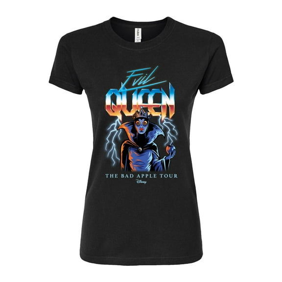 Disney Villains - Evil Queen Bad Apple Tour - Juniors Fitted Graphic T-Shirt