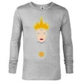 thumbnail image 1 of Disney Villains Evil Queen Big Face T-Shirt - Long Sleeve T-Shirt for Men - Customized-Athletic Heather, 1 of 5