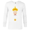 thumbnail image 1 of Disney Villains Evil Queen Big Face T-Shirt - Long Sleeve T-Shirt for Men - Customized-White, 1 of 5