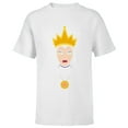 thumbnail image 1 of Disney Villains Evil Queen Big Face T-Shirt - Short Sleeve T-Shirt for Kids - Customized-White, 1 of 5