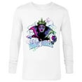 thumbnail image 1 of Disney Villains Evil Queen Magic Mirror Illustrated - Long Sleeve T-Shirt for Men - Customized-White, 1 of 5