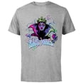 thumbnail image 1 of Disney Villains Evil Queen Magic Mirror Illustrated - Short Sleeve Cotton T-Shirt for Adults - Customized-Athletic Heather, 1 of 5