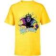 thumbnail image 1 of Disney Villains Evil Queen Magic Mirror Illustrated - Short Sleeve T-Shirt for Kids - Customized-Yellow, 1 of 5