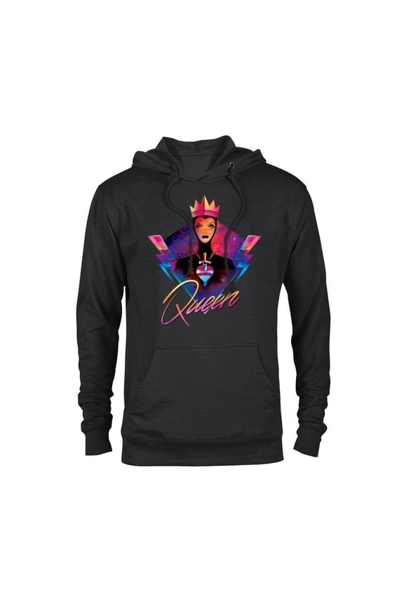 Villains Evil Queen Neon 90s Rock Band T-Shirt - Pullover Hoodie for Adults - Customized-Black