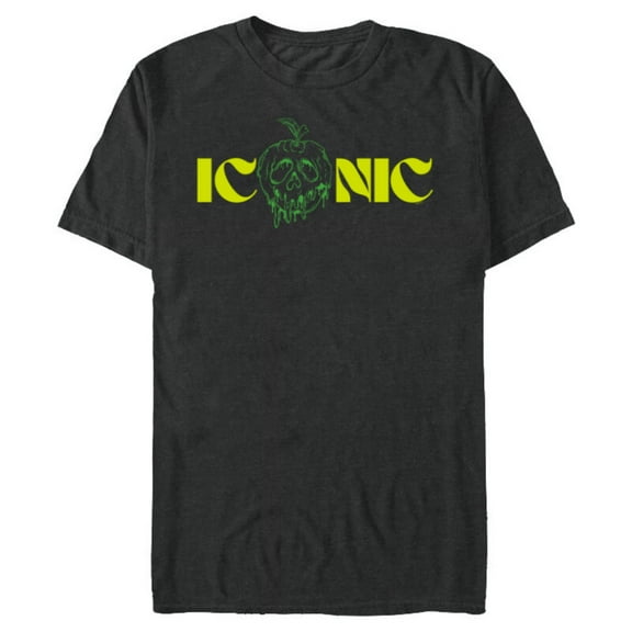 Disney Villains Evil Queen Poisoned Apple Iconic - Short Sleeve Blended T-Shirt for Adults - Customized-Dark Heather