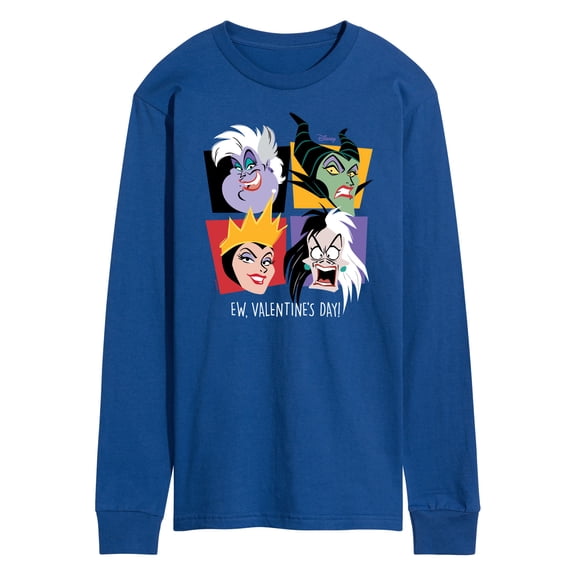 Disney Villains - Evil Queens - EW. Valentine's Day - Men's Long Sleeve T-Shirt
