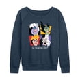 thumbnail image 1 of Disney Villains - Evil Queens - EW. Valentine's Day - Women's Lightweight French Terry Long Sleeve Shirt, 1 of 4