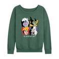 thumbnail image 1 of Disney Villains - Evil Queens - EW. Valentine's Day - Women's Lightweight French Terry Long Sleeve Shirt, 1 of 4