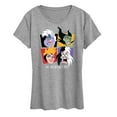 thumbnail image 1 of Disney Villains - Evil Queens - EW. Valentine's Day - Women's Short Sleeve Graphic T-Shirt, 1 of 4