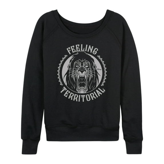 Disney Villains - Feeling Territorial Scar - Women's Lightweight French Terry Long Sleeve Shirt