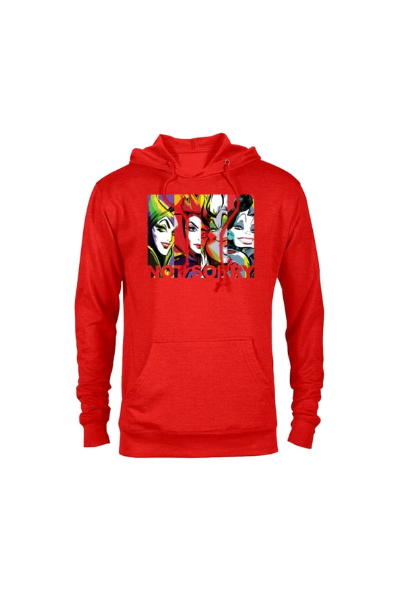 Villains Female Baddies Not Sorry T-Shirt - Pullover Hoodie for Adults - Customized-Red Heather