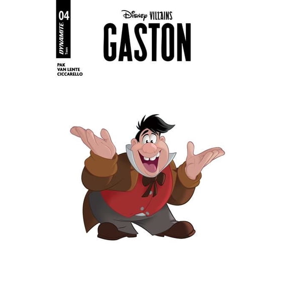 Disney Villains Gaston #4 Cvr B Animation Art Var DYNAMITE Entertainment Comic Book