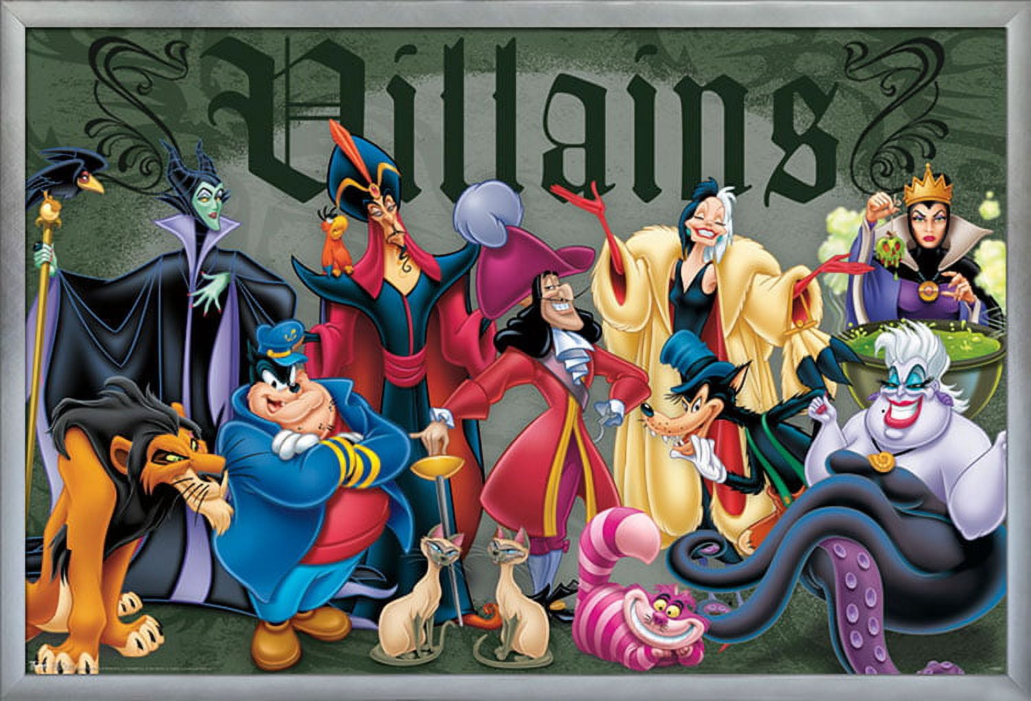 Disney-Villains-Group-Pose-
