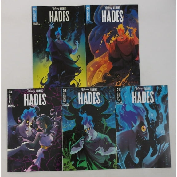 Disney Villains: Hades #1-5 VF/NM complete series A Variants - Hercules ; Dynamite