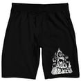 thumbnail image 1 of Disney Villains Hades Adult Black Sleep Pajama Shorts-Medium, 1 of 5