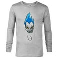 thumbnail image 1 of Disney Villains Hades Big Face T-Shirt - Long Sleeve T-Shirt for Men - Customized-Athletic Heather, 1 of 5