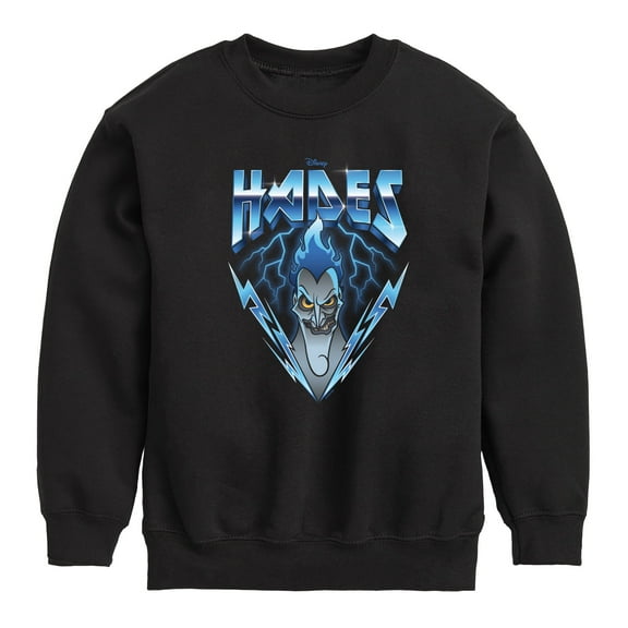 Disney Villains - Hades Glam Rock - Toddler & Youth Crewneck Fleece Sweatshirt
