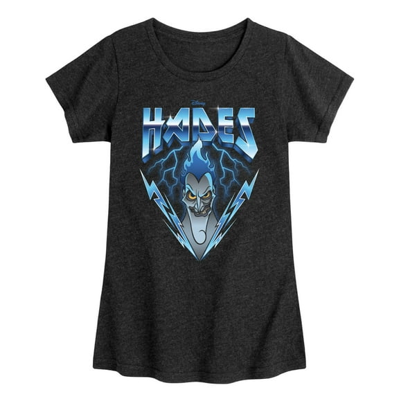 Disney Villains - Hades Glam Rock - Toddler & Youth Girls Short Sleeve Graphic T-Shirt